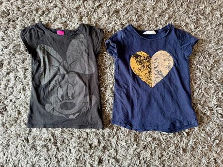 Tričká - darujem k nákupu, h&m,134