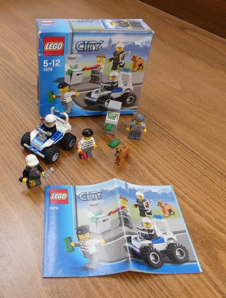 Lego city 7279 súbor policajných minifigúriek, 