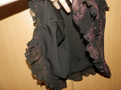 H&m fialkovočierne elegantné šaty s/m, h&m,m