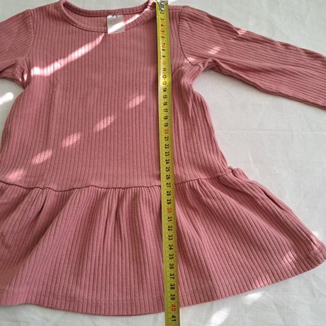 Vrúbkovaná (rebrovaná) tunika h&m 86, h&m,86