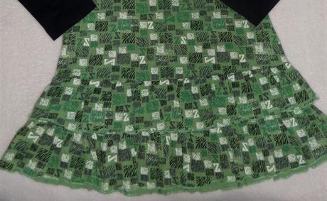 Tričko s volánikmi a bolerkom + modré tričko, 152