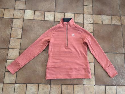 Mikina oranžová odlo, s