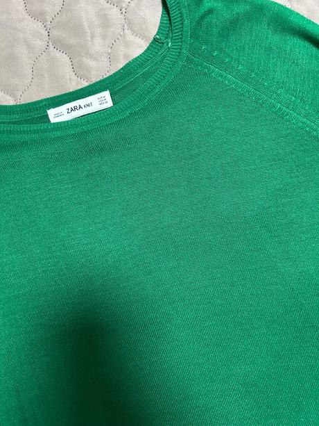 Smaragdový svetrik zara, zara,m