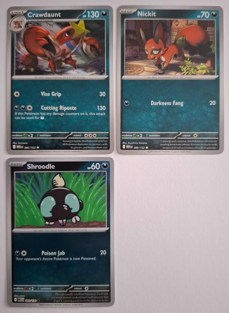 Pokémon karty "mega evolution" (2), 