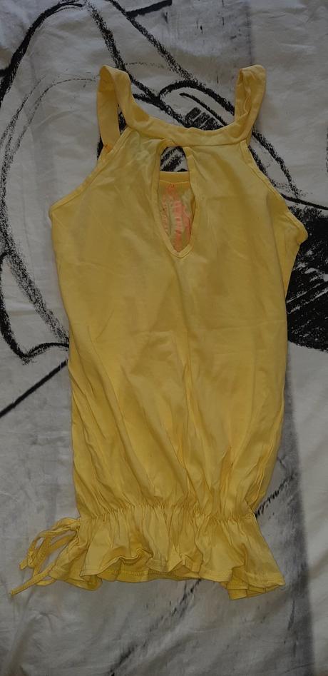 Žltý top s / m, s
