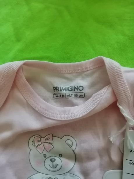 Primigino body 2ks , 1-2m, 56, primigi,56