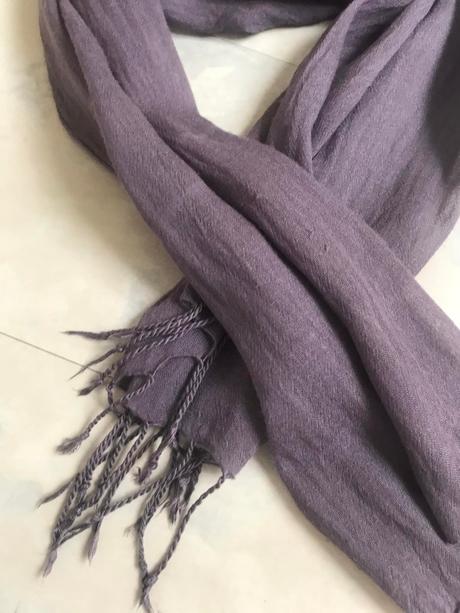 Jemná šatka na krk, xl