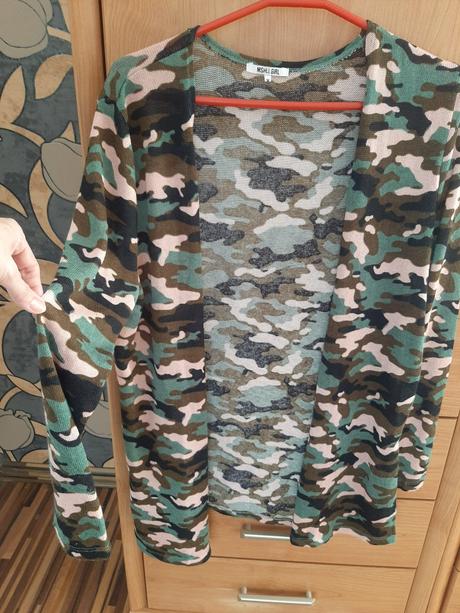 Maskáčový sveter mshll girl velk. m., m