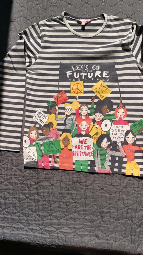 Dievčenské tričko boboli č 152, 152