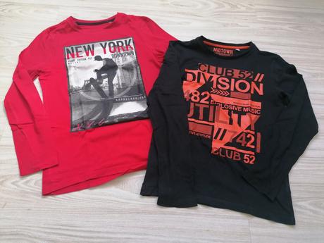 Set tričiek s dlhým rukávom, h&m,146