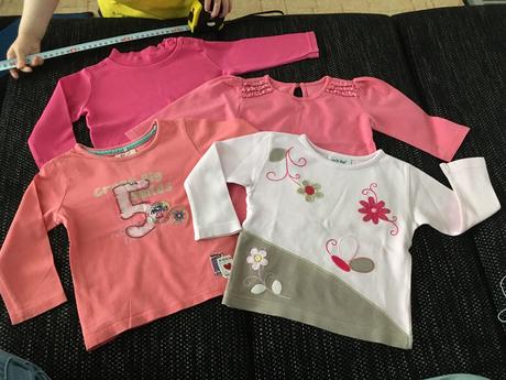 Tričká 4 ks, 68–80