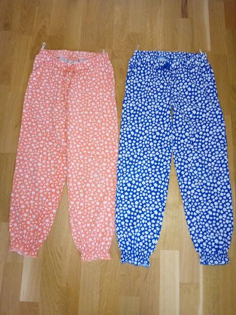 Letné voľné nohavice 2ks, c&a,140