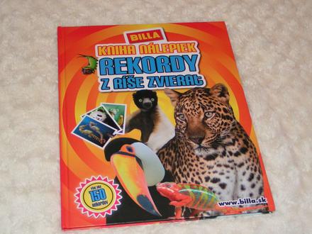 Rekordy z ríše zvierat - nálepky,