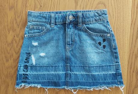 Rifľová sukňa benetton, benetton,122