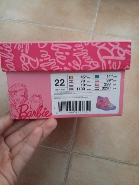Papuče barbie, barbie,22
