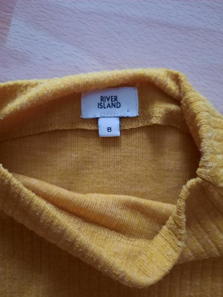 Dámske rebrované tričko, river island,36