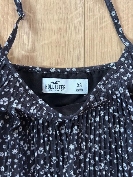 Plisované top -xs, hollister,xs