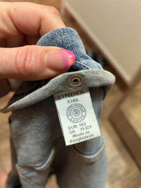 Riflová bunda (pc 39,99)- s odnímateľnou kapucňou, lindex,152