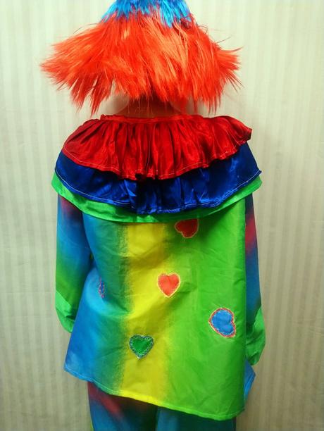 3 dielny kostým harlekýnka-šašo, l-xl,