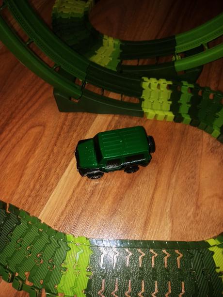 Plastova draha z pepca bez auta, 