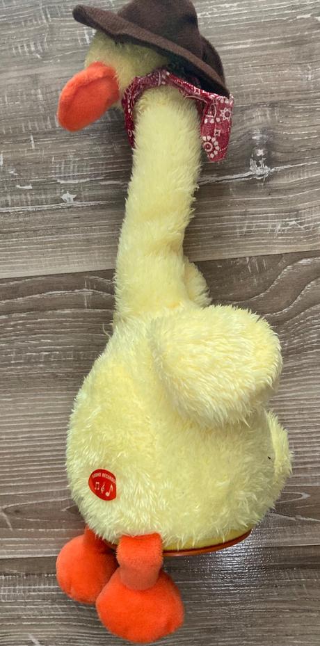 Plyšová spievajúca,tancujúca kačka/káčer, 