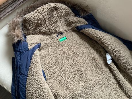 Zimná bundička benetton, benetton,140