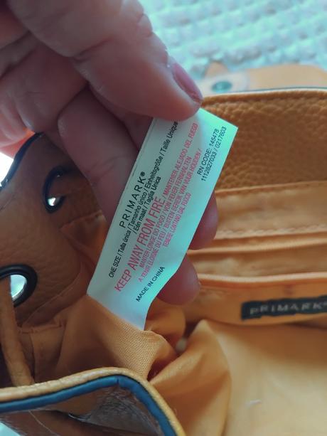 Horčicovy ruksak, primark