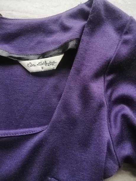 Temnofialové šaty missselfridge v36, pružné, miss selfridge,36