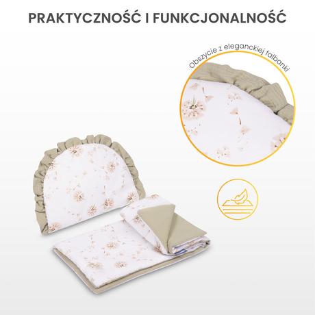 Sensillo mušelínový komplet do kočíka baleríny,