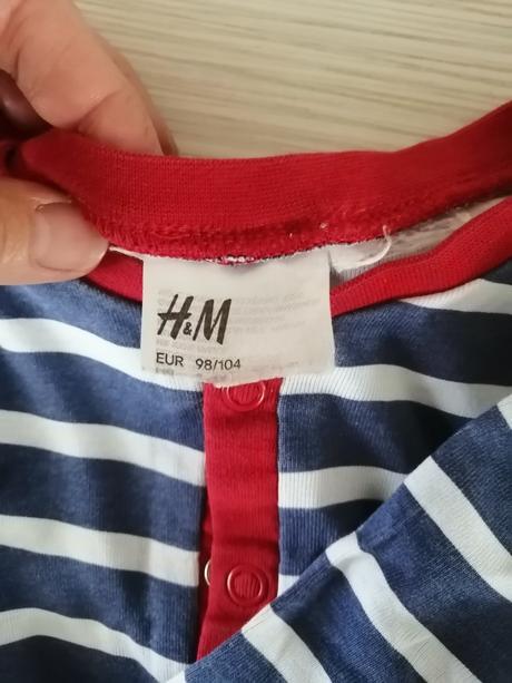 Overalove pyžamka hm 98/104, h&m,98