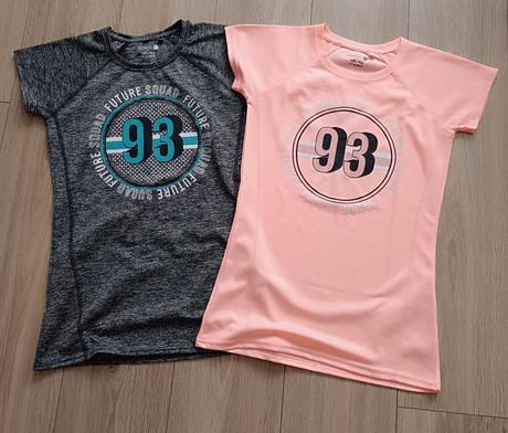 Dvě trička s krátkým rukávom 158/164, 158