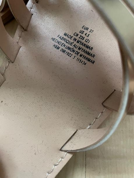 Letné sandalky vel.37, h&m,37