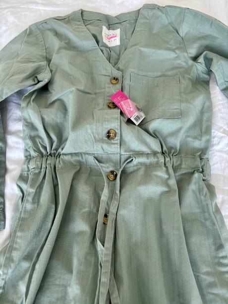 Dámsky overal s dlhým rukávom z biobavlny, m