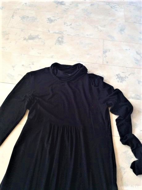 Dlhé tričko s voľným rolákom s/m, m