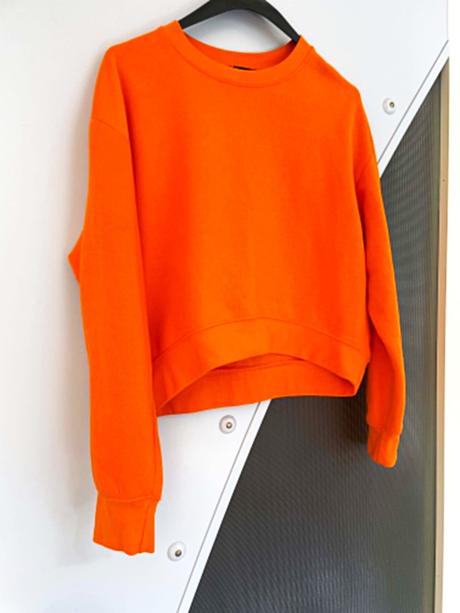 Over size crop mikina, zara,m