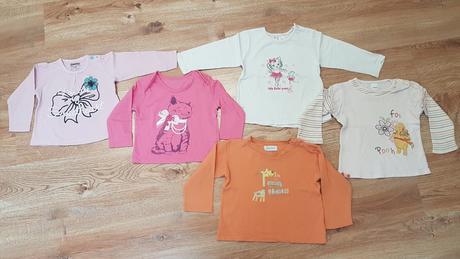 Trička s dlhým rukávom veľ. 86, 86