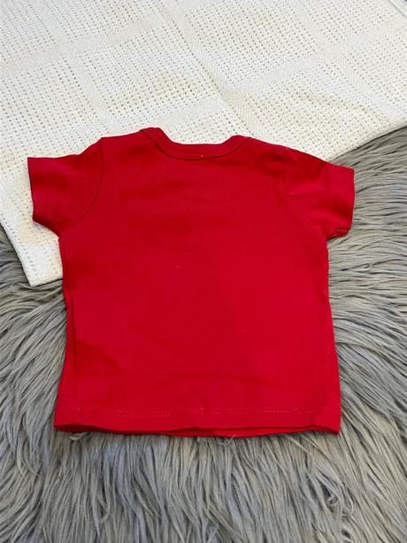 Chlapčenské tričko smiley červené benetton (62), benetton,62