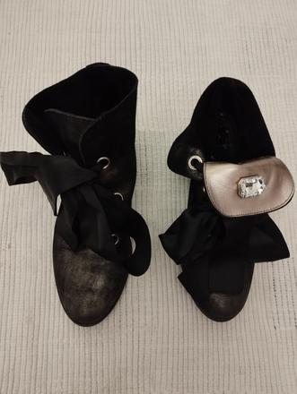 Talianske kožené topánky, 38