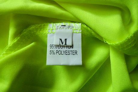 Neónové žlto zelené tričko, v. m/l/xl, xl