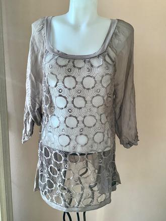 Blúzka s hodvábom italy/fe, 42