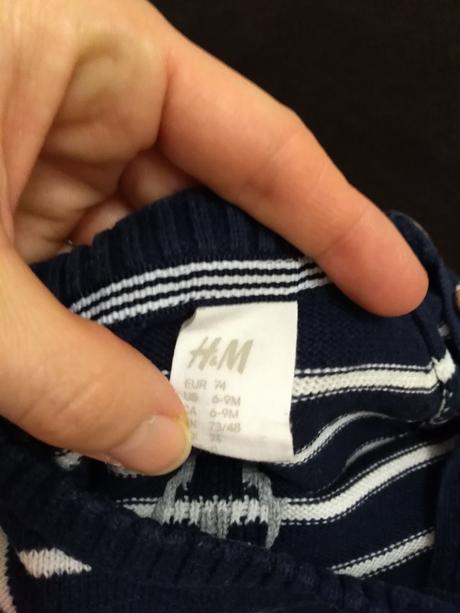 Chlapčenský námornícky sveter, h&m,74