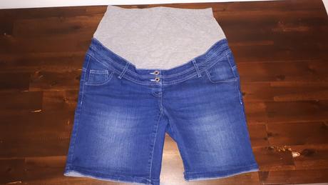 Tehotenské riflové šortky, c&a,40