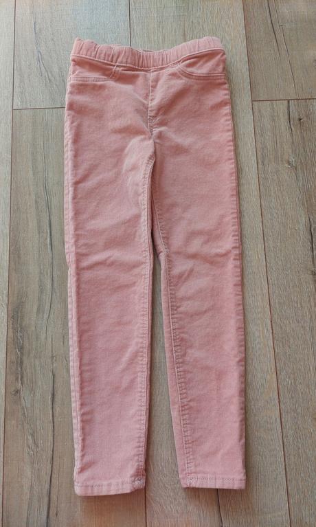 Menčestrové nohavice, h&m,116