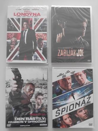 4x akčne dvd,