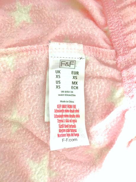 Teplejšie pyžamové nohavice f&f veľ. xs, f&f,xs