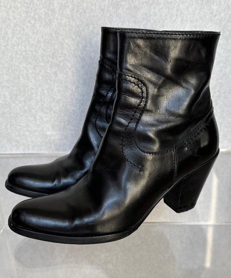 Kvalitné kožené kotníkové čižmičky, 36