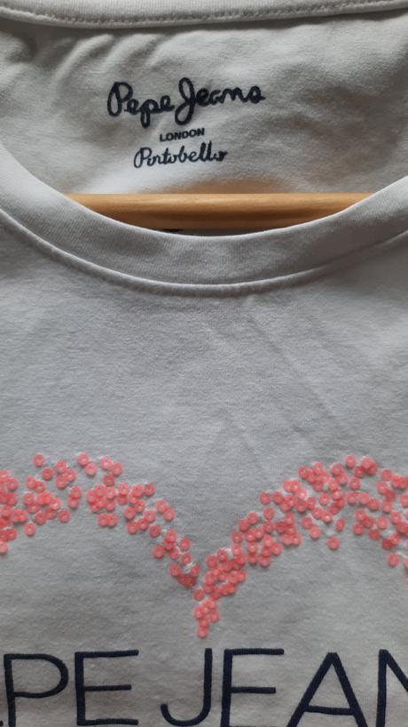 Biele tričko, pepe jeans,m