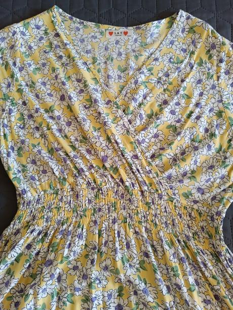 Letné kvietkované šaty, l