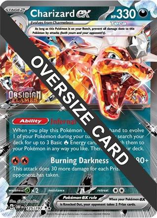 Pokemon charizard ex jumbo,
