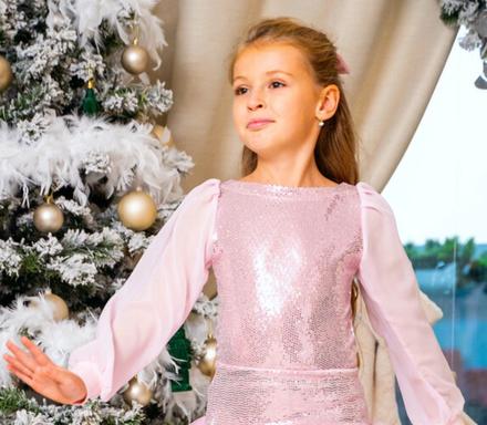 Zuppa flitrovany natelnik 158/164, 158